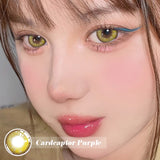 Gaeaspace  -  1Pair Colored Contact Lenses For Eyes Dragon Maid Cosplay Anime Lens Yellow Contact Lens Halloween Beauty Contact Lens