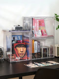 Gaeasapce  -  Dust-proof CD DVD Album Storage Organizer Case Boxes Holder Transparent Album Discs Storage Box Magazines Holder