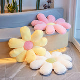 Gaeaspace   -  Cute Colorful Flower Plush Pillow Toy Soft Cartoon Plant Stuffed Doll Chair Cushion Home Sofa Decor Kids Lovers Birthday Gifts