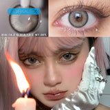 Gaeaspace  -   NINI Brown Colored Contact Lenses soft for eyes small Beauty Pupil myopia prescription degree yearly natural new big