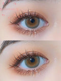 Gaeaspace  -  Colored Contact Lenses for Eyes Colorful green contact lens Cosmetic Soft pink small pupil Degree 2pcs/pair myopia