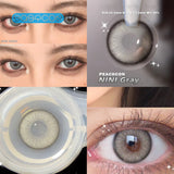 Gaeaspace  -   NINI Brown Colored Contact Lenses soft for eyes small Beauty Pupil myopia prescription degree yearly natural new big