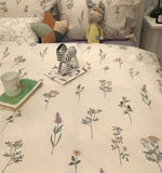 Gaeaspace -  American country floral bedding set girl,single double cotton twin full queen king home textile bed sheet pillowcase quilt cover