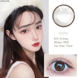 Gaeaspace  -  2pcs/pair Lenses Colored Eye Lenses Contact Lenses Colored Lenses for Eyes Contacts