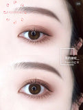 Gaeaspace  -  Hot Sale Color Contact Lens Soft Colored Yearly coffee small pupil Circle Eye Contact Lenses Degree option 2pcs/pair