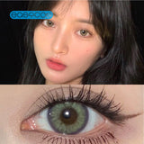 Gaeaspace  -  Diamonds Green Colored Contact Lenses soft for eyes small Beauty Pupil myopia prescription degree yearly natural new big