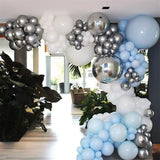 Gaeaspace  -  Hot Blue Balloons Series Arch Garland Set For Baby Shower Adult Girl Man Birthday Graduation Wedding Party Decoration Supplies