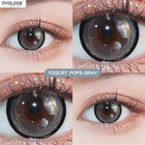 Gaeaspace  -  1 Pair Colorful Contact Lenses Colored Lenses for Eyes Burst Beads Series 3 Tone Eye Color Lens Eye Contacts Yearly Use