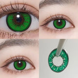 Gaeaspace  -  1 Pair Cosplay Lenses 6 Tone Colored Lenses for Eyes Colorful Contact Lenses Eye Color Lens Eye Contacts Yearly Use