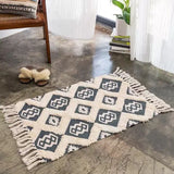 Gaeaspace  -  Cotton Rug Modern Nordic Geometric Area Carpet Home Tapetes Living Room Decoration Floor Mat Door Mats Rugs Hotel Decor