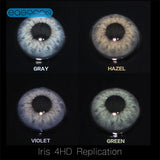 Gaeaspace  -  DNA Green Colored Contact Lenses soft for eyes small Beauty Pupil myopia prescription degree yearly natural new big