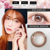 Gaeaspace  -  2pcs/pair Lenses 3 Tone Series Colorful Contact Lenses Colored Lenses for Eyes Eye Color Lens Eye Contacts Yearly Use