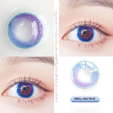 Gaeaspace  -  2pcs/pair 6 Tone Lenses Colorful Contact Lenses Colored Lenses for Eyes 24 Degrees Yearly Use Eye Color Lens Eye Contact