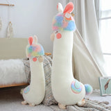 Gaeaspace  -  70cm/100cm/130cm Cute Big Size Alpaca Long Sleep Pillow Stuffed Soft Animal Alpaca Plush Toy Bed Sleep Throw Pillow Cushion