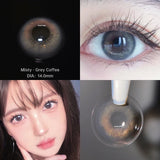 Gaeaspace  -  1 Pair (2pcs) Lenses Colored Lenses for Eyes Comestic Natural Eye Color Lens Beauty Contact Lenses for Eyes Yearly Use