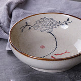 Gaeaspace  -  Creative Hotel Japanese Style Big Soup Bowl with Pickled Cabbage Fish Big Bowl Noodle Bowl Boiled Fish Bowl Soup Basin Sea Bowl