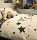 Gaeaspace  -  bedroom refresh Cool star bedding set teen child kid boy man,fashion cotton twin full queen king home textile flat sheet pillow case duvet cover