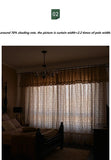 Gaeaspace  -  Korean Ins Cotton Linen Semi-Blackout Curtains for Living Room, Rural Floral Ruffles, Pastoral Style Window Drapes with Valance