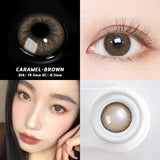 Gaeaspace  -  1 Pair Myopia Color Contact Lenses for Eyes 10 Tone Natural Pupil Colored Eye Lenses Beauty Cosmetic Eye Color Lens