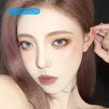 Gaeaspace  -   Highligh Blue Colored Contact Lenses soft for eyes small Beauty Pupil myopia prescription degree yearly natural new big