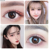 Gaeaspace  -  2pcs/pair Lenses Colored Eye Lenses Contact Lenses Colored Lenses for Eyes Contacts