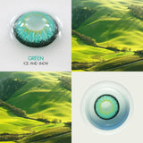 Gaeaspace  -  2pcs/pair Contact Lenses Colored Eye Lenses 4 Tone Eye Color Lens Colored Contacts Cosplay Anime Eyes