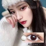 Gaeaspace  -  1 Pair 2pcs 2 Tone Series Lenses Contact Lenses for Eyes Natural Pupil Yearly Use Eye Contacts Eye Color Lens (DIA:14mm)