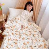 Gaeaspace  -  Milk Cashmere Wool Blanket Spring Autumn Baby Kids Quilt Winter Think Nap Sleeping Blanket Children Warm Velvet Bedding Blanket