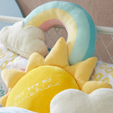 Gaeaspace   -  cute creative rainbow sun cloud plush toy stuffed sun cloudy natural weather soft doll home decoration pillow kids toys