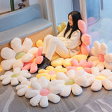 Gaeaspace   -  Cute Colorful Flower Plush Pillow Toy Soft Cartoon Plant Stuffed Doll Chair Cushion Home Sofa Decor Kids Lovers Birthday Gifts