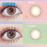 Gaeaspace  -   Basil Green Colored Contact Lenses soft for eyes small Beauty Pupil myopia prescription degree yearly natural new big