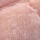 Gaeaspace  - Luxury Pure Color Plush Shaggy Warm Fleece Girl Bedding Set Mink Velvet Single Double Duvet Cover Set Pillowcase Home Textiles