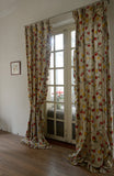 Gaeaspace  -  High Quality 100% Cotton Linen Blackout Curtains French Romantic Tulips Ruffles Cortina for Bedroom Eco-friendly Window Drapes