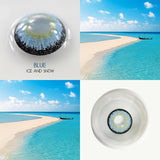 Gaeaspace  -  2pcs/pair Contact Lenses Colored Eye Lenses 4 Tone Eye Color Lens Colored Contacts Cosplay Anime Eyes