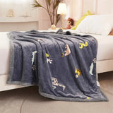 Gaeaspace  -  Autumn Winter Children Minky Blanket Artificial Sherpa Warm Blanket Double Layer Milky Kids Sleeping Blanket 115x150cm