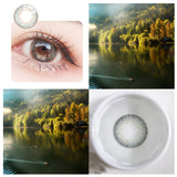 Gaeaspace  -  2pcs/pair Lenses 3 Tone Series Colorful Contact Lenses Colored Lenses for Eyes Eye Color Lens Eye Contacts Yearly Use