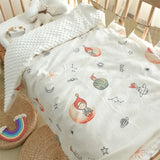 Gaeaspace  -  Four Season Baby Kids Cotton Sleeping Quilt Blanket For Appease Thick Warm Children Bed Blanket Quilt For Nursery School Blanket