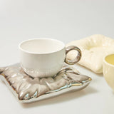 Gaeaspace  -  Ceramic Mugs Coffee Cups Drinkware Mug for Tea Large Saucer Set Creative Christmas Gift Box Set Couple cups