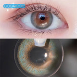 Gaeaspace  -   Basil Green Colored Contact Lenses soft for eyes small Beauty Pupil myopia prescription degree yearly natural new big