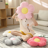 Gaeaspace  -  Cute Flower Plush Pillow Stuffed Soft Plant Flower Throw Pillow Cushion Home Sofa Decoration Pillow