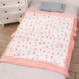 Gaeaspace  -  110x140cm New Baby Sleeping Blanket Elephant Rocket Pacify Children Bedding Blanket Infant Kids Quilt Blanket For Bed