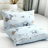 Gaeaspace  -  2 Pcs Free Shipping 100% Gauze Cotton Pillowcase 74*48cm With 12 Patterns Optional For Home Bed Decorative Pillow Cover Case