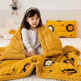 Gaeaspace  -  13 Designs Cotton Velvet Children Blanket Soft Warm Baby Blanket For Bed Room Blanket For Children 100x150cm 120x150cm