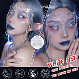 Gaeaspace  -  2pcs/pair 10 Tone Halloween Cosplay Cometic Lenses Multicolored Colored Contact Lenses Anime Lenses Eye Color Lens Red