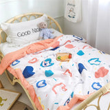 Gaeaspace  -  Summer Children Quilt Home Textiles Toddler Child Nap Blanket Kids Baby Blanket Comforter Bedding Quilts 120x150cm 150x200cm