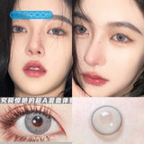 Gaeaspace  -   Dubai Gray Colored Contact Lenses soft for eyes small Beauty Pupil myopia prescription degree yearly natural new big