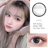 Gaeaspace  -  2pcs/pair Lenses Colored Eye Lenses Contact Lenses Colored Lenses for Eyes Contacts