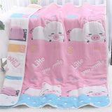 Gaeaspace  -  Reall Thick 10 Layers Muslin Cotton Kids Sleeping Blanket Autumn Winter Warm Baby Children Nap Bedding Blanket 120x150cm