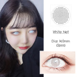 Gaeaspace  -  1 Pair(2pcs) 10 Tone Halloween Cosplay Colored Contact Lenses Colored Lenses for Eyes Anime Cosmetic Eye Color Lens