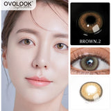 Gaeaspace  -  1 Pair (2pcs) Galaxy Series Colored Lenses for Eyes Color Contact Lenses Beauty Comestic Eye Color Lens Yearly(Dia:14mm)